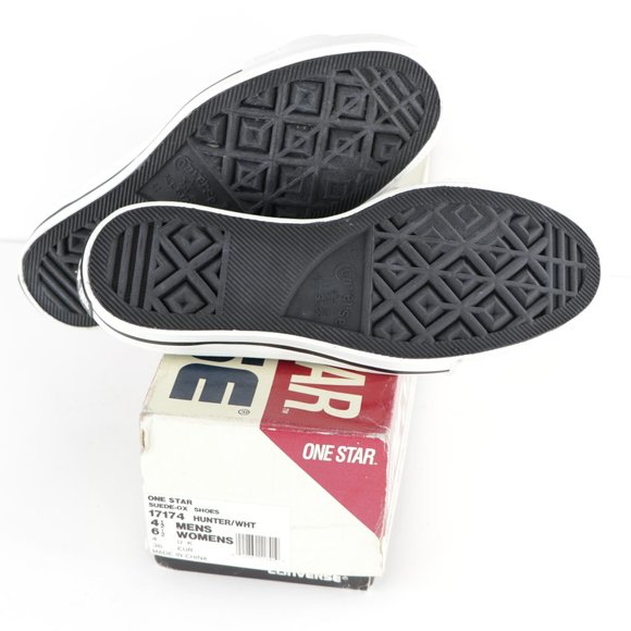 New Vintage 90s Converse One Star Suede Ox Shoes - Picture 7 of 8